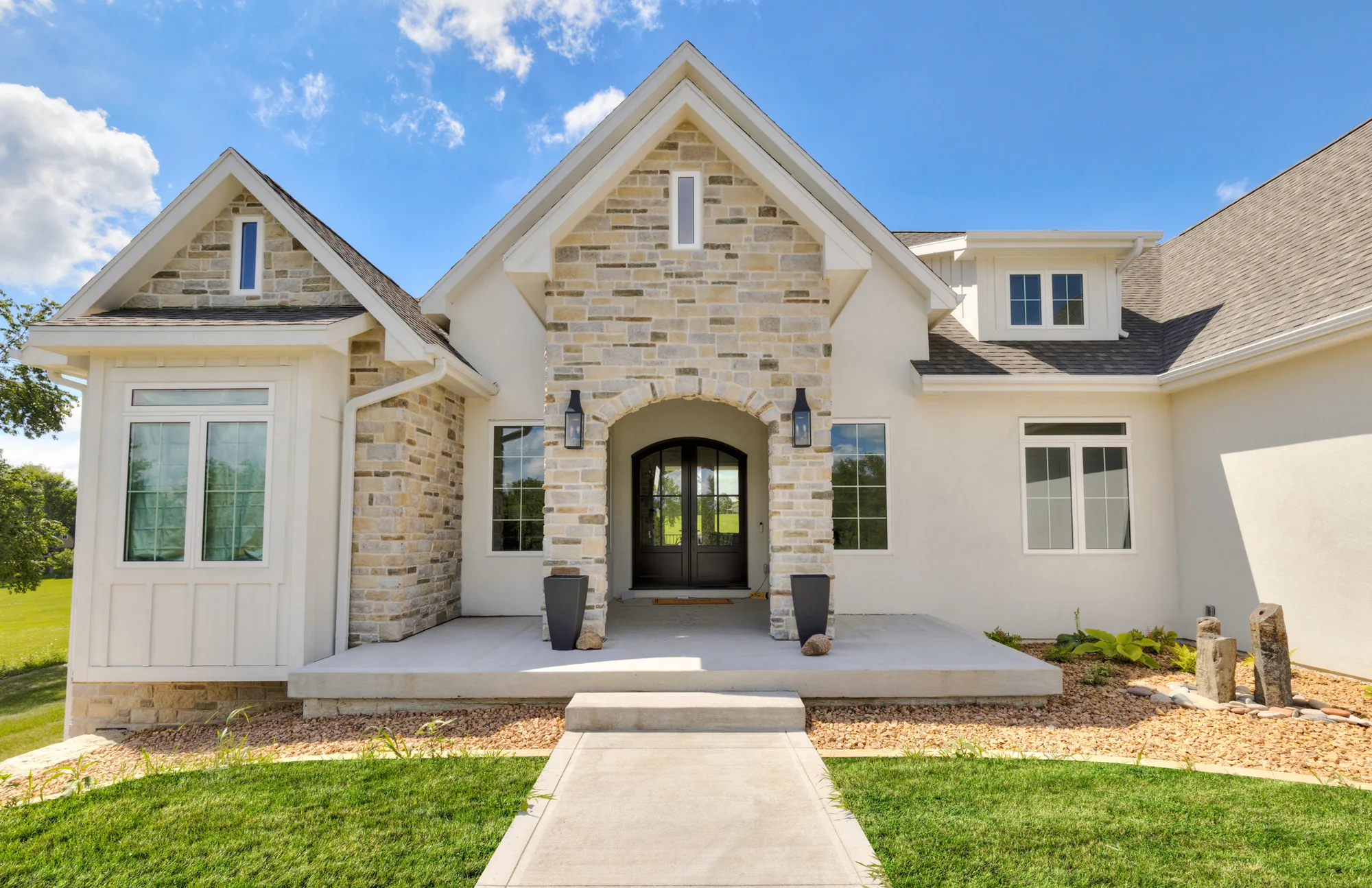 Custom home in Runnells, Iowa by Claman Custom Homes