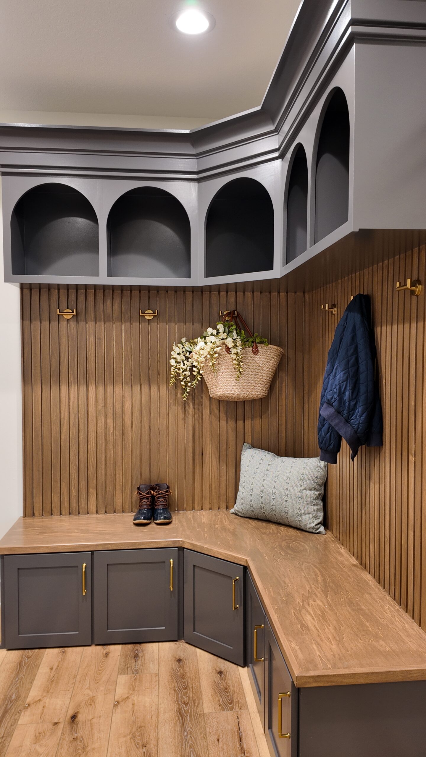Custom entry by Claman Custom Homes