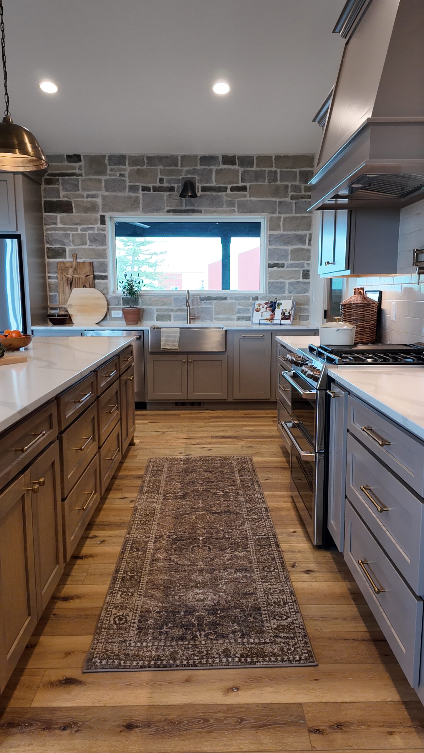 Custom entry by Claman Custom Homes