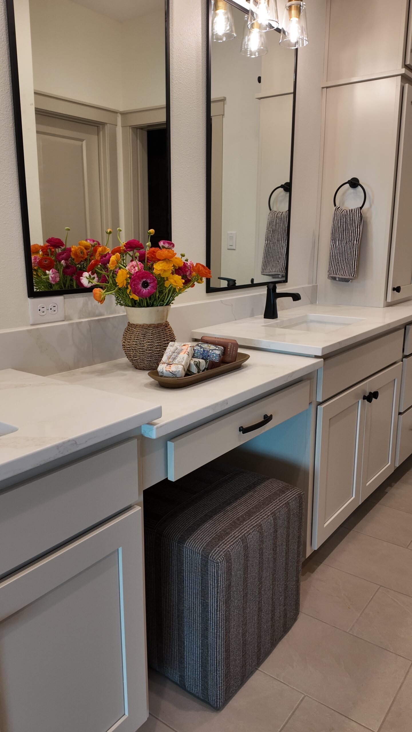 Custom entry by Claman Custom Homes